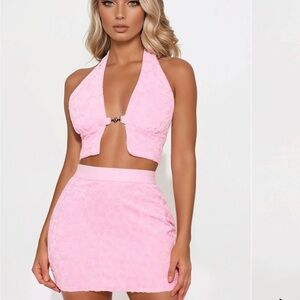 Fashion Nova Pink Mini Pencil Skirt Night Out